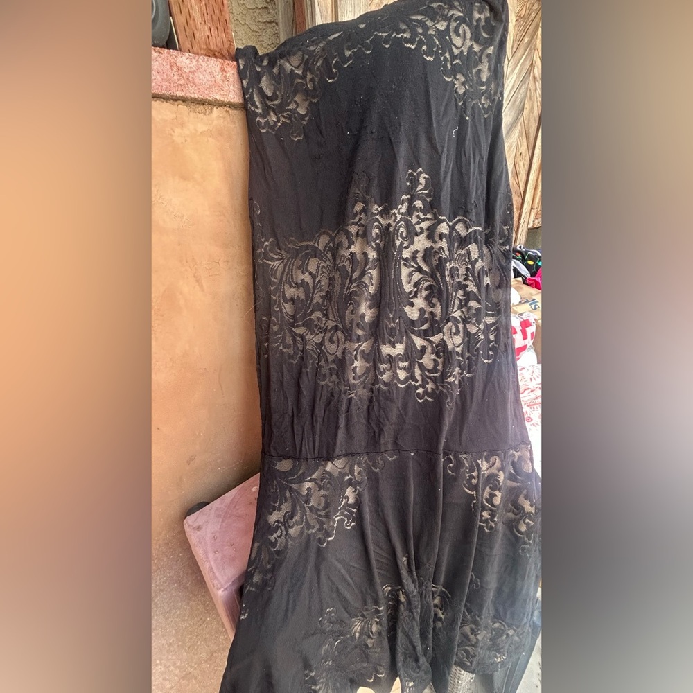 Elegant Black Lace Dress